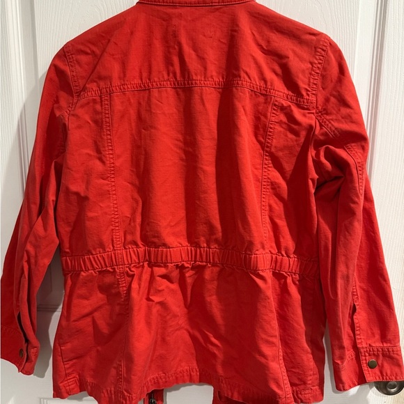 Talbots Petite Red Chore Jacket❤️ Lightweight perfect for Fall🍁 - Picture 8 of 8